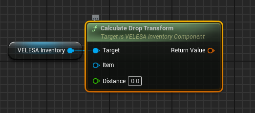 Calculate Drop Transform