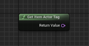 Get Item Actor Tag